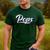 New Grandpa For Dad Called Pops Men's Casual T-Shirt Forest
