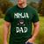 Ninja Dad Tshirt Ninja Shirt Ninja Tshirts Father Men's Casual T-Shirt Forest