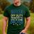 Officer Off Duty Dog Dad Cop Police Retirement Men's Casual T-Shirt Forest