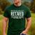Officially Retired Golf Dad Golfing Retirement Golfer Men's Casual T-Shirt Forest