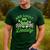 One Lucky Daddy St Patricks Day Dad Father Men's Casual T-Shirt Forest One Lucky Daddy St Patricks Day Dad Father Men's Casual T-Shirt Forest