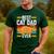 Orange Cat Best Cat Dad Ever Orange Tabby Cat Men's Casual T-Shirt Forest