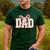 Pink Bow Dad Dad Life Best Dad Ever Father's Day Tees Men's Casual T-Shirt Forest