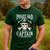 Pirate Dad I Be The Captain Of This Here Crew Pirate Dad Men's Casual T-Shirt Forest