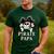 Pirate Papa Costume Jolly Roger Crossbones Pirate Dad Men's Casual T-Shirt Forest