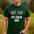 Pit Crew Dad Checkered Flag Hosting Race Car Birthday Partie Men's Casual T-Shirt Forest Pit Crew Dad Checkered Flag Hosting Race Car Birthday Partie Men's Casual T-Shirt Forest