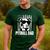 Pitbull Dad Men Pitbull Lover For Dog Dad American Flag Men's Casual T-Shirt Forest