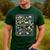 Play Cars On Dad's Back Mom's Back City Map BACK PRINT ONLY Men's Casual T-Shirt Forest