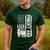 Pomsky Dad American Flag Pomsky Owner Pomsky Lover Men's Casual T-Shirt Forest