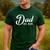 Pregnancy Announcement Daddy New Dad First Time Dad 2026 Men's Casual T-Shirt Forest