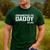 Promoted To Daddy 2022 First Time Fathers New Dad Men's Casual T-Shirt Forest