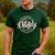 Promoted To Daddy Est 2026 Stamp First Time Dad To Be Men's Casual T-Shirt Forest