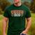 Proud Cheer Dad My Favorite Cheerleader Calls Me Dad Orange Men's Casual T-Shirt Forest