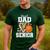 Proud Dad Of A 2026 Senior Basketball Graduation Leopard Men's Casual T-Shirt Forest