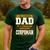 Proud Dad Of Awesome Corpsman Father's Day Men's Casual T-Shirt Forest