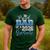 Proud Dad Of a Class Of 2026 Graduate Senior Graduation Men's Casual T-Shirt Forest