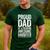 Proud Dad Of A Freaking Awesome Daughter Shirt Fathers Day Men's Casual T-Shirt Forest