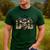 Retro Camo Dad Hunting Camouflage Deer Matching Men's Casual T-Shirt Forest