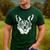 Retro Corgi Dad Dog Owner Pet Welsh Corgi Fathers Day Men's Casual T-Shirt Forest