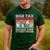 Retro Dad Tax Making Sure It's Not Poison Father's Day Men's Casual T-Shirt Forest