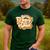 Retro Groovy Dad Family Birthday 60s 70s Hippie Costume Men's Casual T-Shirt Forest