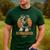 Retro Miniature Schnauzer Dad Vintage Dog Lovers Men's Casual T-Shirt Forest