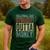 Retro Volleyball Dad Straight Outta Money Men's Casual T-Shirt Forest