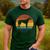 Rhodesian Ridgeback Vintage Retro Dog Mom Dad Men's Casual T-Shirt Forest