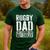 Rugby Dad Shirt Men Fathers Day Rugby Dad Men's Casual T-Shirt Forest