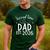Second Time Dad Est 2026 Pregnancy Announcement Baby Daddy Men's Casual T-Shirt Forest
