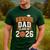 Senior Dad Class Of 2026 Graduate Basketball Graduation 2026 Men's Casual T-Shirt Forest