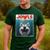 Siberian Husky Jowls Sled Dog Mom Top Alaskan Dog Dad Men's Casual T-Shirt Forest