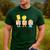 The Simpsons Father's Day Bart Lisa Maggie Dad Birthday Men's Casual T-Shirt Forest
