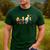 The Simpsons Father's Day Homer And Kids Bike Ride With Dad Men's Casual T-Shirt Forest