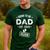 Soon To Be Dad Again Promoted To Dad Again 2026 Men's Casual T-Shirt Forest Soon To Be Dad Again Promoted To Dad Again 2026 Men's Casual T-Shirt Forest