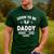 Soon To Be Daddy Est 2026 New Dad Fathers Day First Time Men's Casual T-Shirt Forest