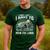 Sorry I Cant I Have To Mow The Lawn Riding Mower Dad Men's Casual T-Shirt Forest
