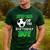 Step Dad Of The Birthday Boy Soccer Stars Outfit Men's Casual T-Shirt Forest