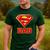Superman Super Dad Men's Casual T-Shirt Forest