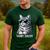 Tabby Daddy Cat Dad Graphic Grey Tabby Cat Lover Men's Casual T-Shirt Forest