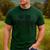 Top Gun Top Dad Men's Casual T-Shirt Forest