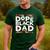 History Month Family Matching Melanin Dope Black Dad Men's Casual T-Shirt Forest