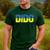 Ukrainian Dido Grandfather Dad Ukraine Flag Distressed Men's Casual T-Shirt Forest