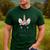 Unicorn Dad Of The Birthday Girl Shirt Matching Party Tee Men's Casual T-Shirt Forest