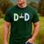 Unicorn Dad First Birthday Girl Family Matching Mama Party Men's Casual T-Shirt Forest