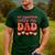 My Valentine Calls Me Dad Retro Groovy Family Daddy Papa Men Men's Casual T-Shirt Forest