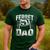 Vintage Ferret Dad Ultimate Pet Lover Ferret Owner Men's Casual T-Shirt Forest