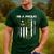 Vintage I'm A Proud Army Dad With American Flag Men's Casual T-Shirt Forest