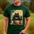 Vintage Japanese Cat Ramen Cat Dad Retro Graphic Women Men's Casual T-Shirt Forest