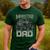 Vintage Monster Truck Lover DAD Family Matching Birthday Men's Casual T-Shirt Forest